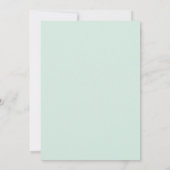 Hochzeitsankündigung und Einladung (Rückseite)