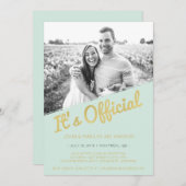 Hochzeitsankündigung und Einladung (Vorne/Hinten)