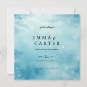 Hochzeitsankündigung unter dem Meer (Vorderseite)