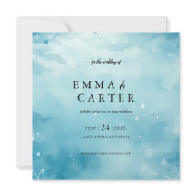 Hochzeitsankündigung unter dem Meer