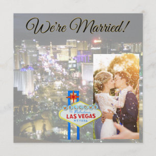 Hochzeitsankündigung von Las Vegas Einladung
