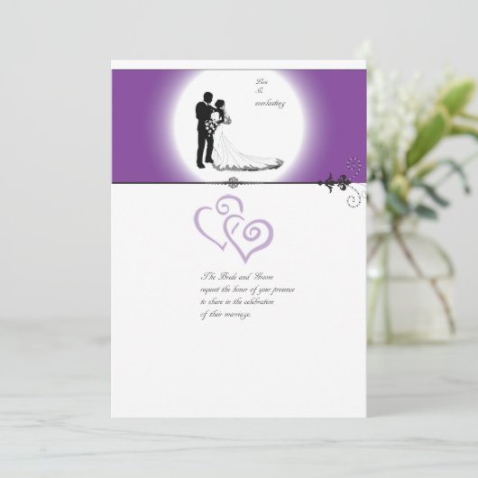 Hochzeitsankündigungen Ankündigung (Stehend Vorderseite)