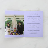 Hochzeitsankündigungen Ankündigung (Innenseite)