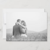 Hochzeitsankündigungen| Magnet (Vorderseite)