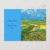 Hochzeitsannahmekarte Einladungspostkarte (Rückseite)