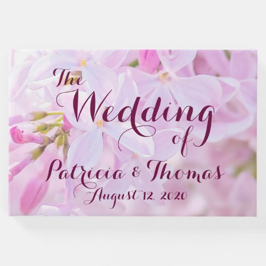 Hochzeitsanpassbar Gästebuch (Vorderseite)