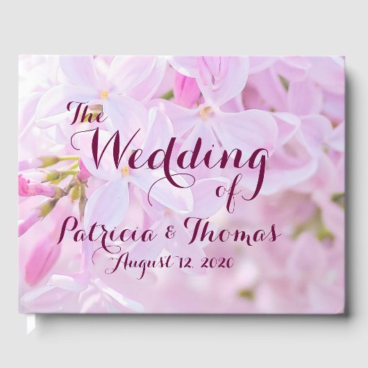 Hochzeitsanpassbar Gästebuch (Vorderseite)