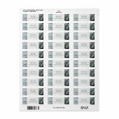 Hochzeitsanschrift - Evergreen Tree with Snow (Vorne)