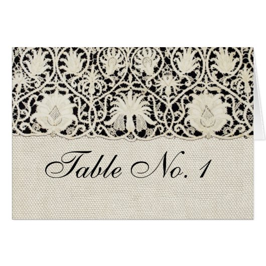 Hochzeitsantike Spitzen Linen Weiße klassische Hüb (Vorderseite (Horizontal))