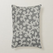 Hochzeitsantike Spitzen Linen Weiße klassische Hüb Dekokissen (Vorderseite(Vertikal))