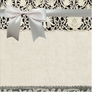 Hochzeitsantike Spitzen Linen Weiße klassische Hüb Fotoskulptur Magnet