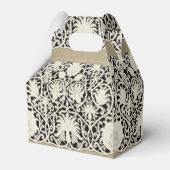 Hochzeitsantike Spitzen Linen Weiße klassische Hüb Geschenkschachtel (Vorderseite)