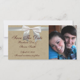 Hochzeitsantike Spitzen Linen Weiße klassische Hüb Save The Date