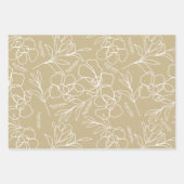 Hochzeitsarbeit, Brautparty-Wrapping Paper-Set Geschenkpapier Set (Vorderseite 3)