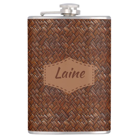 Hochzeitsaussehen von Imitaten mit geschliffenem L Flachmann (Vorderseite)