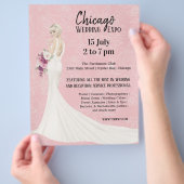 Hochzeitsausstellung: Hintergrundfarbe auswählen Flyer (Hand)