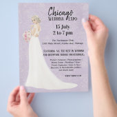 Hochzeitsausstellung: Hintergrundfarbe auswählen Flyer (Hand)