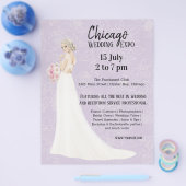 Hochzeitsausstellung: Hintergrundfarbe auswählen Flyer (Einzeln)