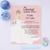 Hochzeitsausstellung: Hintergrundfarbe auswählen Flyer (Einzeln)