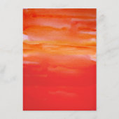 Hochzeitsausweise - romantische Aquarellbilder Begleitkarte (Rückseite)