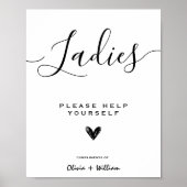 Hochzeitsbad Unterkunft Moderne Elegante Minimalis Poster (Vorne)