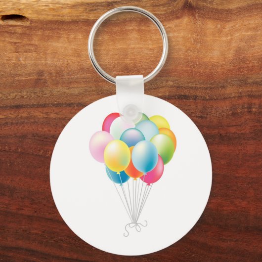 Hochzeitsballon Schlüsselanhänger (Vorderseite)