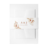 Hochzeitsband Bauch Band Boho Pampas Grass Hochzei (Vorderseite Beispiel)