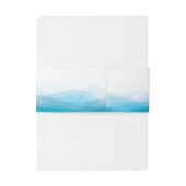 Hochzeitsband für Ocean Waves Suite Einladungsbanderole (Rückseitenbeispiel)