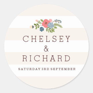 Hochzeitsband - rosa Aufkleber