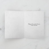 Hochzeitsband und Gold Heart Rings Card Karte (Innenseite)