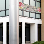 Hochzeitsbanner-Blume und Streichellichter Rustika Banner (Äußeres Gebäude)