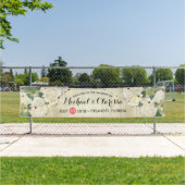 Hochzeitsbanner-Blume und Streichellichter Rustika Banner (Insitu)