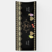 Hochzeitsbanner, Jahrestag, Hochzeit Banner (Vertikal)