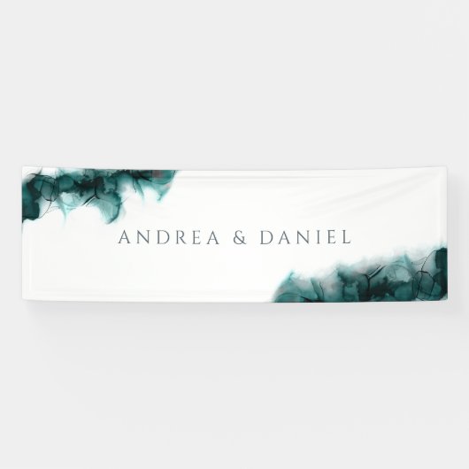 Hochzeitsbanner mit rosa Farbe Banner (Horizontal)