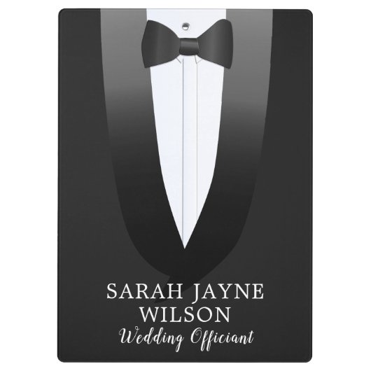 Hochzeitsbeamte Klemmbrett (Rückseite)