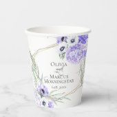 Hochzeitsbecher Pappbecher (Vorderseite)