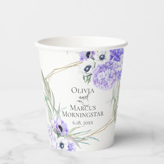 Hochzeitsbecher Pappbecher (Vorderseite)