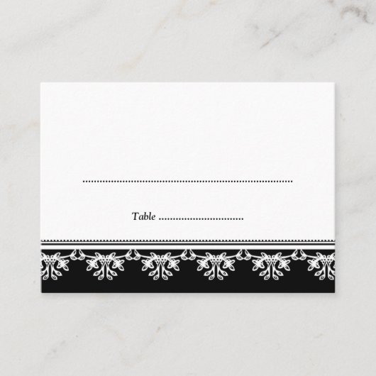 Hochzeitsbegleiter-Platzkarte Platzkarte (Vorderseite)