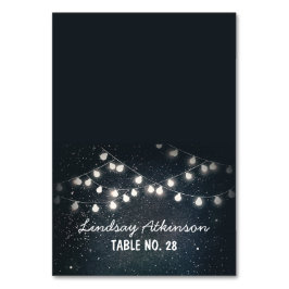 Hochzeitsbegleitkarten sternförmige Nachtkerzenleu Tischnummer
