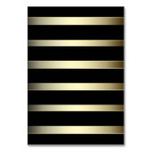 Hochzeitsbegleitkarten Vintage Streifen Tischnummer (Rückseite)