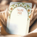 Hochzeitsbeilage Danke Vintages Jugendstil<br><div class="desc">Jugendstil-Vintage Hochzeit DANKE Karte von Alphonse Mucha in einem floralen, romantischen und whimsical Design. Viktorianische Schnörkel ergänzen klassische Deko-Schriftart. Bitte geben Sie Ihre persönlichen Informationen ein, und Sie sind fertig. Wenn Sie das Design weiter ändern möchten, klicken Sie auf den blauen Button "Anpassen". Vielen Dank, dass Sie mein Design für...</div>