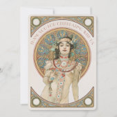 Hochzeitsbeilage Dankeschön-Karte Vintager Jugends Einladung (Vorderseite)