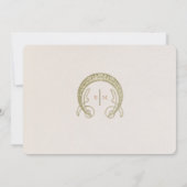 Hochzeitsbeilage Dankeschön-Karte Vintager Jugends Einladung (Rückseite)