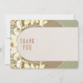 Hochzeitsbeilage Dankeschön-Karte Vintager Jugends Einladung (Vorderseite)