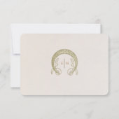 Hochzeitsbeilage Dankeschön-Karte Vintager Jugends Einladung (Rückseite)