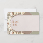 Hochzeitsbeilage Dankeschön-Karte Vintager Jugends Einladung (Vorderseite)