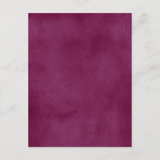 Hochzeitsbeilage in Burgund/Wasserfarbe / Anfahrts Begleitkarte (Rückseite)