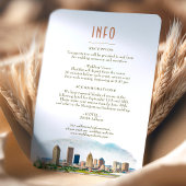 Hochzeitsbeilage INFO und Details New Orleans Einladung