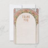 Hochzeitsbeilage Vielen Dank für Ihr Vintages Juge Einladung (Vorderseite)