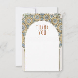 Hochzeitsbeilage Vielen Dank für Ihr Vintages Juge Einladung